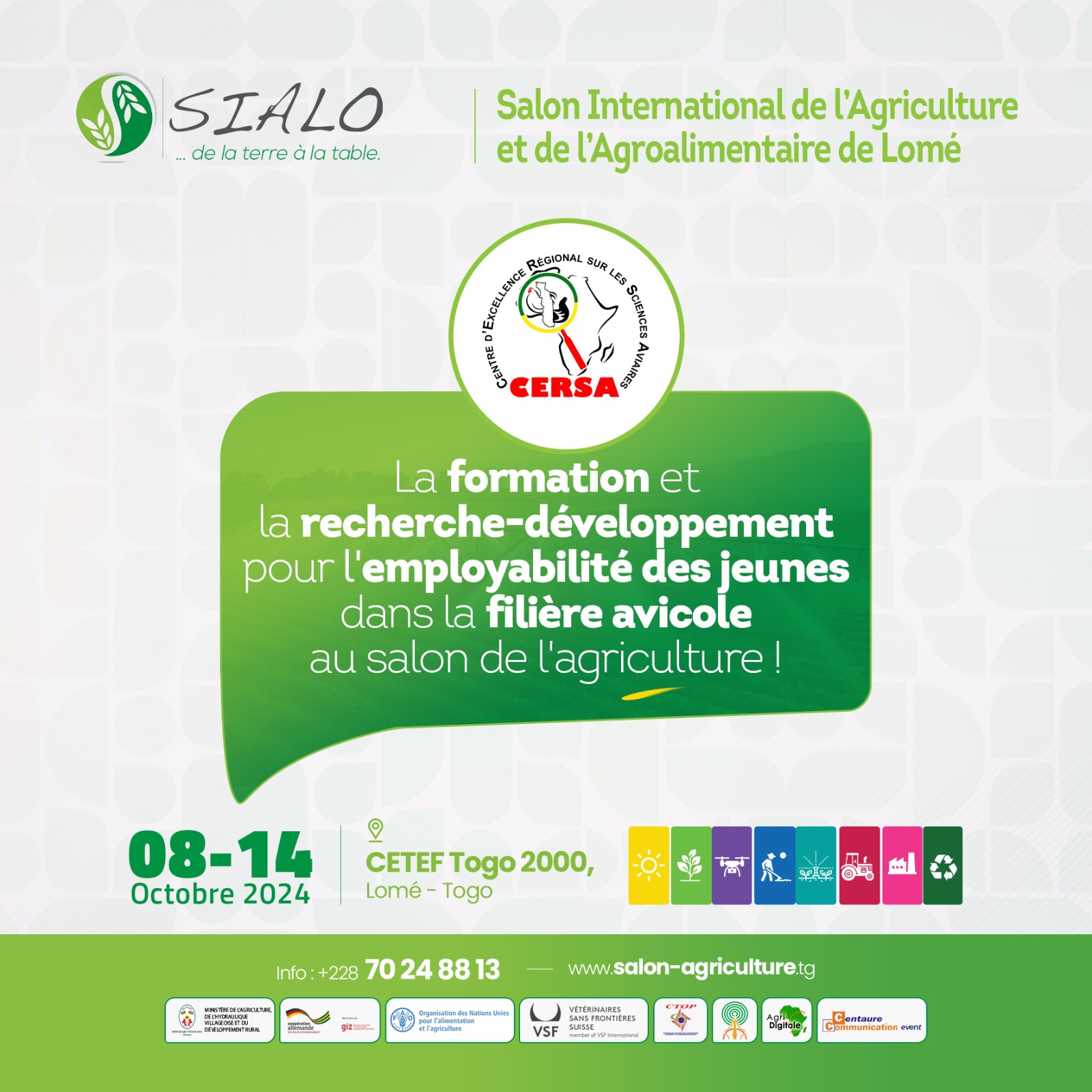 SALON INTERNATIONAL DE L'AGRICULTURE ET DE L'AGROALIMENTAIRE DE LOME